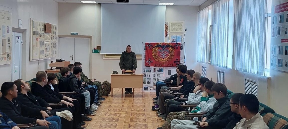 Встреча студентов с участником СВО